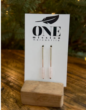 Long Gold Drop Earrings