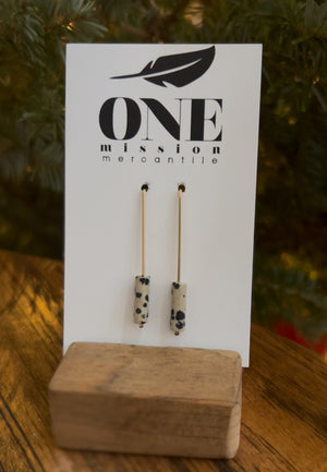 Long Gold Drop Earrings