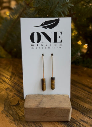 Long Gold Drop Earrings