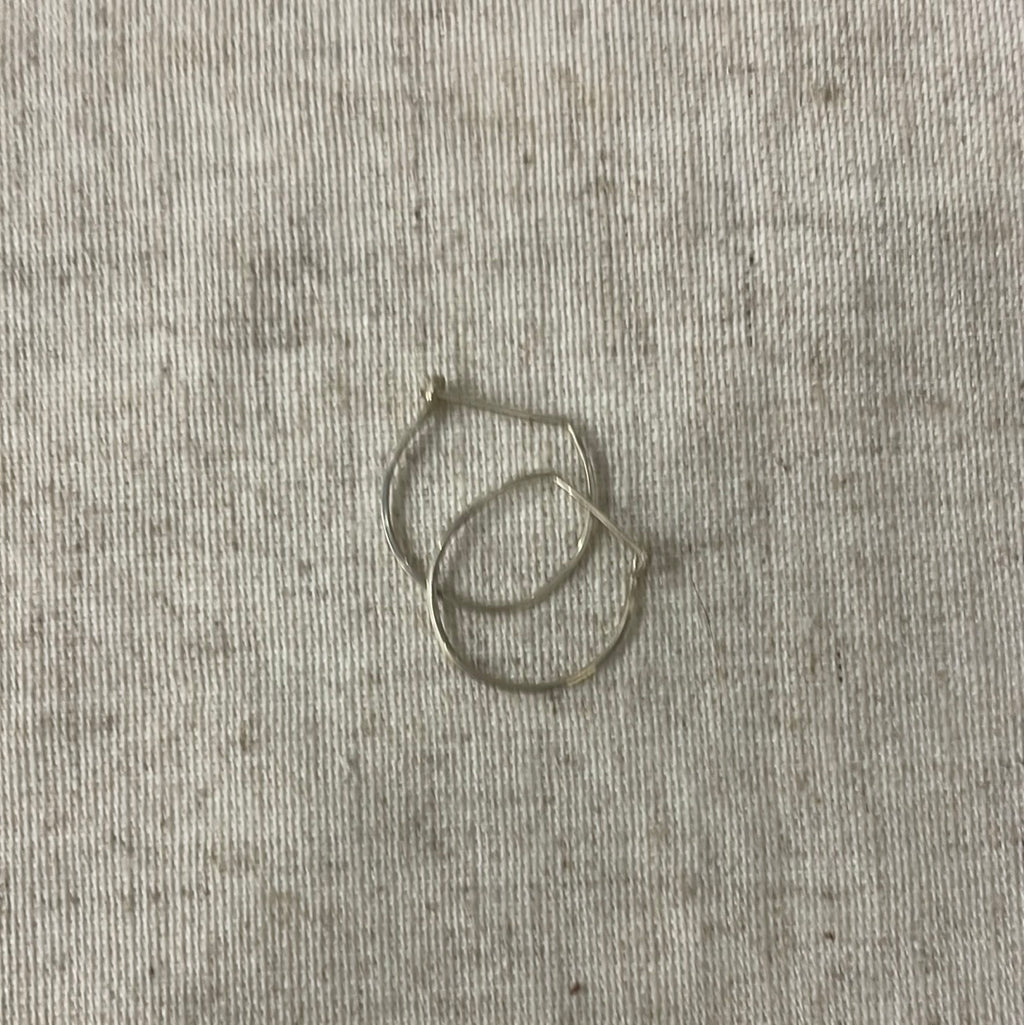 Small Sterling Silver Hoops